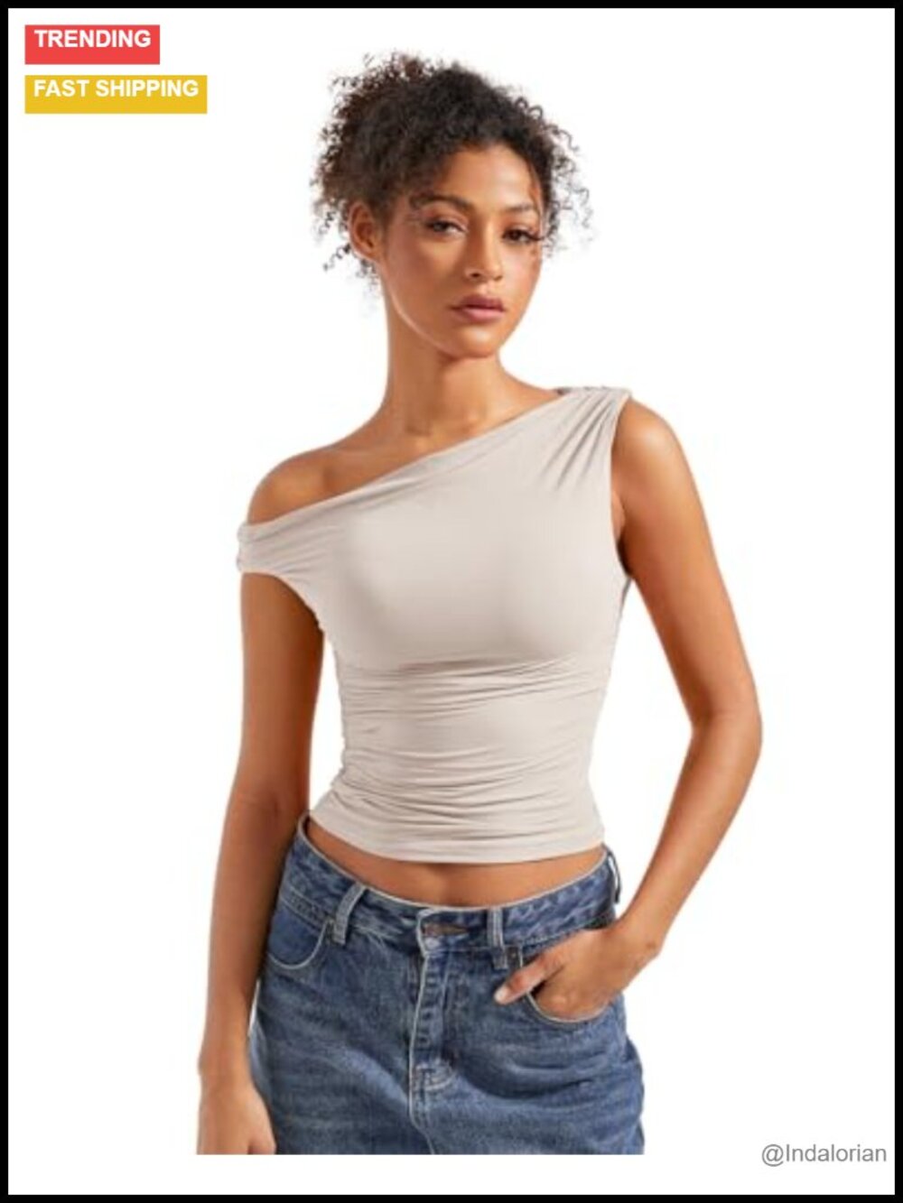 Off Shoulder Sleeveless Fitted Crop Top Boat Neck Ruched Tank Y2K Going Out